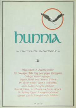Szcs Zoltn   (Szerk.) - Hunnia fzetek 21. (1991. jlius 25.)