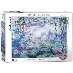 Claude Monet - V�zililiomok, 1000 db-os puzzle (EUROGRAPHICS, 6000-4366)