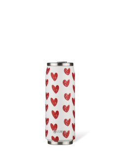 Szívecskés 500 ml-es hőszigetelt kulacs