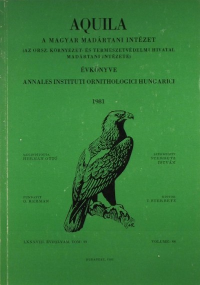 Dr. Sterbetz István  (Szerk.) - Aquila 1981
