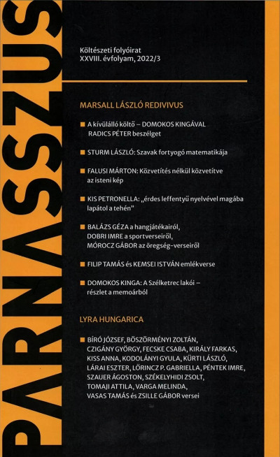  - Parnasszus költészeti folyóirat - 2022/3