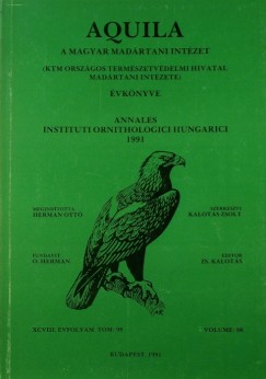 Kalots Zsolt   (Szerk.) - Aquila 1991