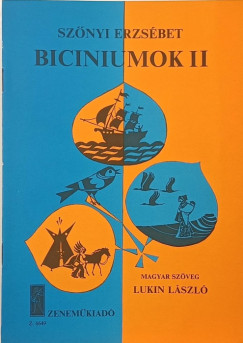 Szőnyi Erzsébet - Biciniumok II.