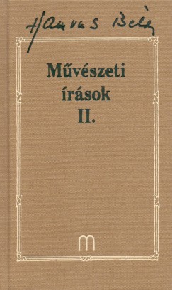Hamvas Bla - Palkovics Tibor   (Szerk.) - Mvszeti rsok II. (Hamvas 27.)