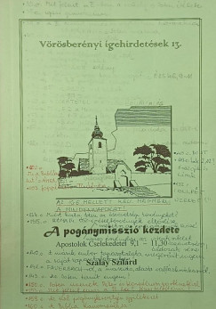 Szalay Szilrd - A pognymisszi kezdete