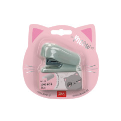 Cicás mini tűzőgép + kapocs (LEGAMI - MEOW)