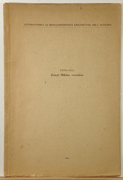 K�pes G�za - Zr�nyi Mikl�s versel�se