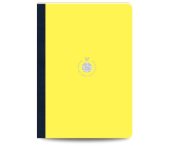 Flexbook Smartbook vonalas jegyzetfüzet sárga, 17 × 24 cm, vászongerincű kivitelben