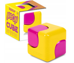 Bopster Fidget Kocka Spinner - Neon lila-citroms�rga