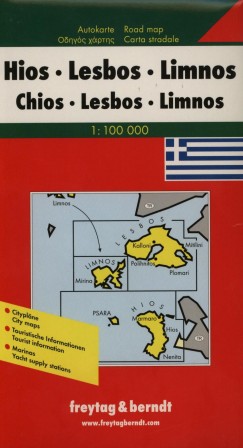 Hios - Lesbos - Limnos 1:100 000