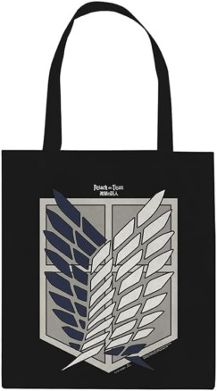 Attack on Titan- Szabadság Szárnyai emblémás vászontáska