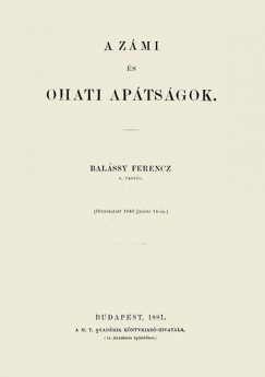 A zámi és ohati apátságok