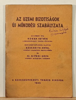 Az üzemi bizottságok új működési szabályzata