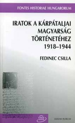 Iratok a krptaljai magyarsg trtnethez, 1918-1944.
