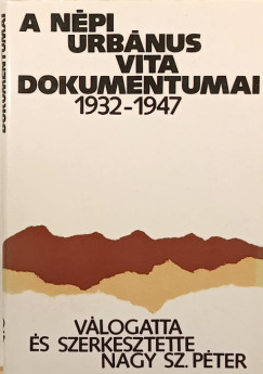 Nagy Sz. Pter   (Vl.) - A npi urbnus vita dokumentumai