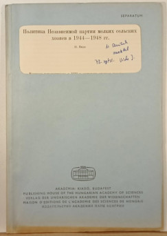 Az FKGP politik�ja 1944-48 - orosz nyelv�