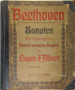 Ludwig Van Beethoven - Eugen D'Albert - L. van Beethoven Sonaten f�r Pianoforte (Band I-III.)