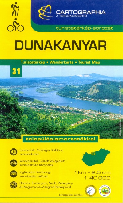  - Dunakanyar turistatérkép - 1:40 000