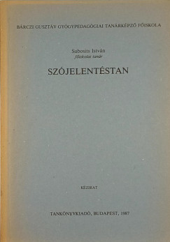 Subosits Istvn - Szjelentstan