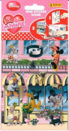 I love Minnie - Mini sticker scene - Matrics fzet 12 darab matricval
