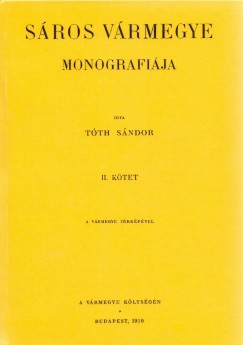 Tth Sndor - Sros vrmegye monografija II.