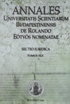 Dezs Mrta   (Szerk.) - Annales - Universitatis Scientiarum Budapestinensis de Rolando Etvs nominatae