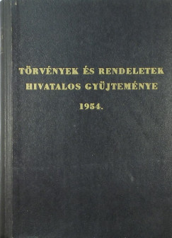Trvnyek s rendeletek hivatalos gyjtemnye 1954