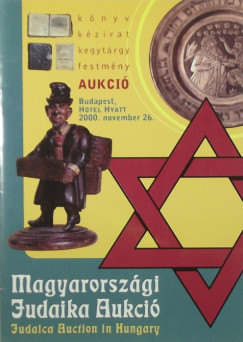 Magyarorszgi Judaika Aukci - Judaica Auction in Hungary