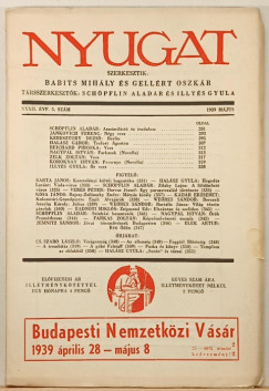 Babits Mihály (Szerk.) - Gellért Oszkár (Szerk.) - Nyugat XXXII. évf. 5. szám