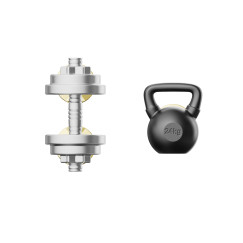 Gym súlyzókkal - Kitűző