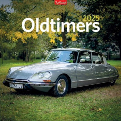 Oldtimers - Lemeznaptr - 58x29 cm - 2025