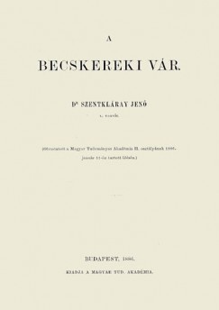 Szentklray Jen - A becskereki vr