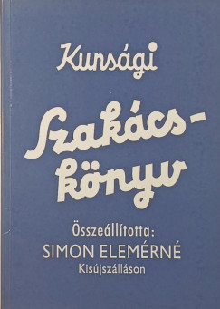 Simon Elem�rn� Bolem�n Ilona - Kuns�gi szak�csk�nyv