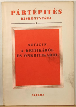 A kritikrl s nkritikrl