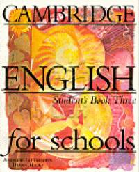 Cambridge English for Schools 3. - Student's Book