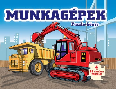 - Munkagépek - Puzzle-könyv