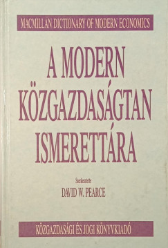 A modern közgazdaságtan ismerettára