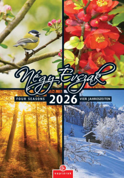 Négy Évszak falinaptár - 21x32 cm - 2026