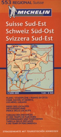 Suisse Sud-Est regionalmap