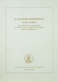 A tantk sszersa 1770/71- ben