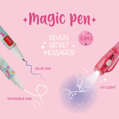 Unikornisos, titkos�r� toll k�k tint�val UV l�mp�val (LEGAMI - STATIONERY)