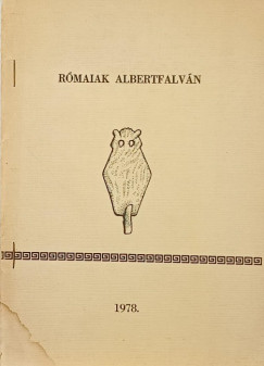 Dr. Szirmai Krisztina - Rmaiak Albertfalvn