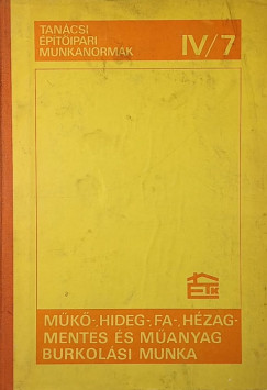 Tanácsi építőipari munkanormák IV/7