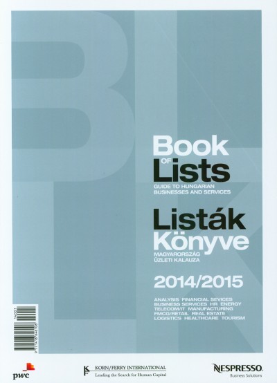 - Book of Lists - Listák könyve - 2014/2015
