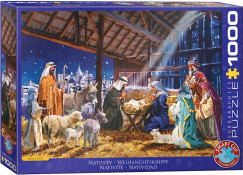 Jézus születése Betlehemben, 1000 db-os puzzle (EUROGRAPHICS, 6000-5830)