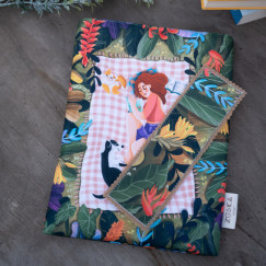 Term�szetben olvas�s k�nyvv�d� tok - 22x28cm - k�nyvjelz�vel