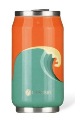 Hullám szívószálas 280 ml-es hőszigetelt kulacs