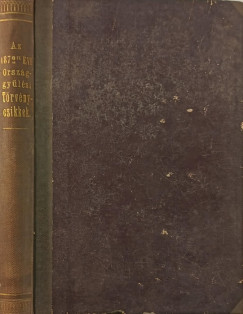 Az 1872-ik �vi t�rv�nyek gy�jtem�nye