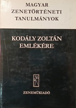 Bnis Ferenc   (Szerk.) - Magyar Zenetrtneti Tanulmnyok
