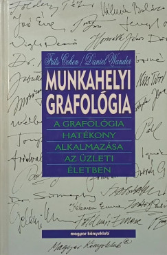Frits Cohen - Daniel Wander - Munkahelyi grafológia